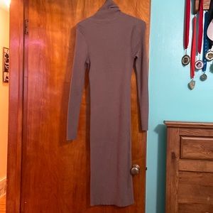 Pretty Guide bodycon turtleneck dress